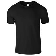 Black Plain T-Shirt Cotton Soft T-Shirt